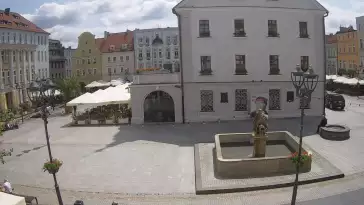 Ujęcie na przepiękne miasteczko - Gliwice.