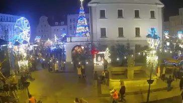 Ujęcie na przepiękne miasteczko - Gliwice.