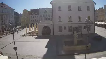 Ujęcie na przepiękne miasteczko - Gliwice.