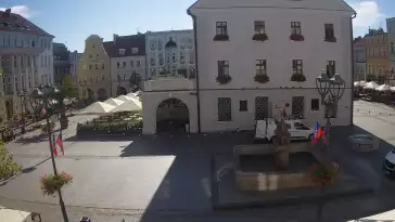 Ujęcie na przepiękne miasteczko - Gliwice.