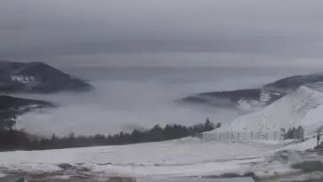 Góra Żar - widok ze szczytu Beskidu Małego