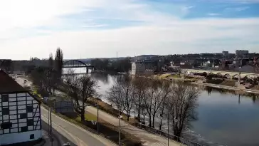 Widok panoramiczny z Kamery na miasto Gorzów Wielkopolski - NOWOŚĆ