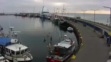 Kamera na bulwar helski plaże półwysep cypel na Helu.