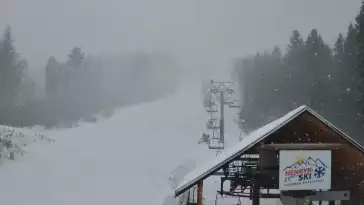 Henryk Ski - widok na kolej NOWOŚĆ