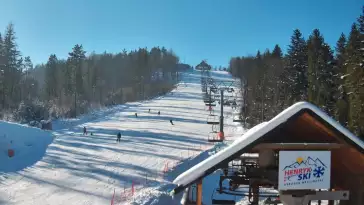 Henryk Ski - widok na kolej NOWOŚĆ