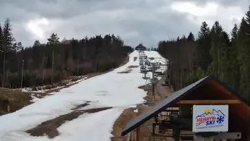 Henryk Ski - widok na kolej NOWOŚĆ