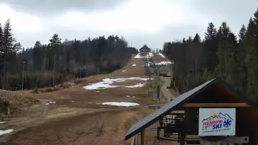 Henryk Ski - widok na kolej NOWOŚĆ