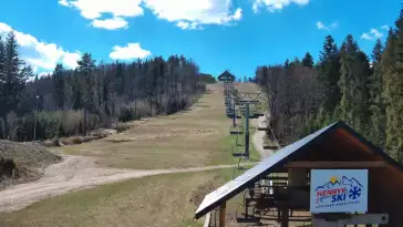 Henryk Ski - widok na kolej NOWOŚĆ
