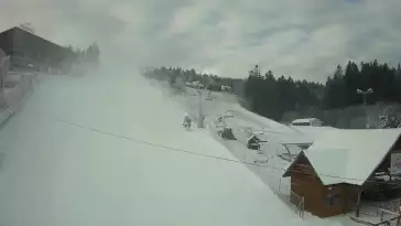 Widok z Kamery na stok w centrum Krynicy - NOWOŚĆ