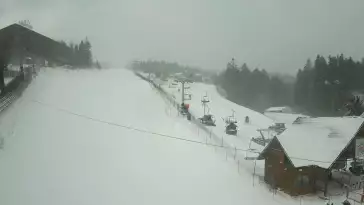 Widok z Kamery na stok w centrum Krynicy - NOWOŚĆ