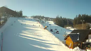 Widok z Kamery na stok w centrum Krynicy - NOWOŚĆ