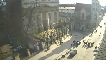 Taknemmelig Eksklusiv retning Kraków - widok na rynek i panoramę miasta WebCamera