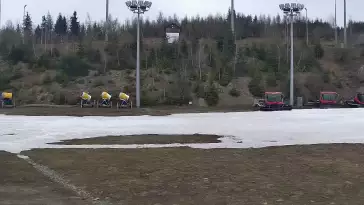 Widok na Trasy Biegowe w Istebnej Kubalonce - oglądaj zimą