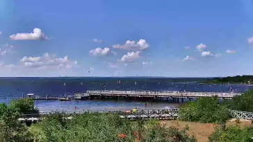 Jastarnia - widok z kamery na Zatokę Pucką