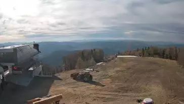 Jaworzyna Krynicka - widok z kamery na kolej Harnaś Express NOWOŚĆ