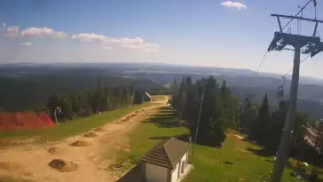Obraz na żywo z Jaworzyny Krynickiej.