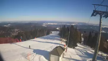 Obraz na żywo z Jaworzyny Krynickiej.