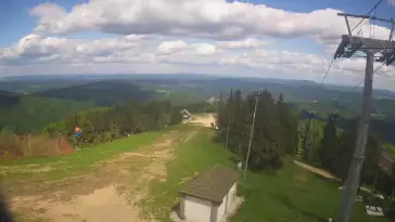 Obraz na żywo z Jaworzyny Krynickiej.