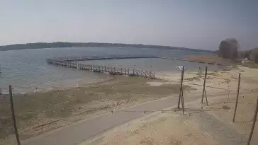 Widok na Jezioro Białe znajdujące się we wschodniej Polsce.