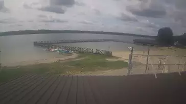 Widok na Jezioro Białe znajdujące się we wschodniej Polsce.