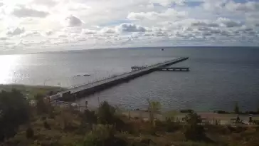 Widok na Promenadę i Molo w Juracie