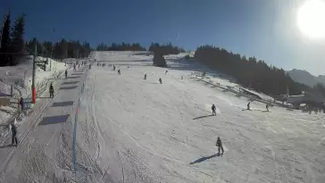 Zdjęcie z kamery na stację Jurgów ski Hawrań