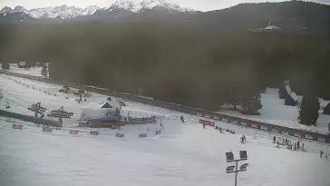 Widok z Kamery na dolny odcinek trasy w Jurgów -ski