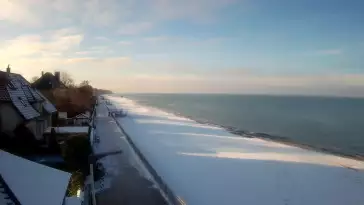Sarbinowo plaża kamera na plaży