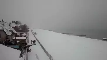 Sarbinowo plaża kamera na plaży