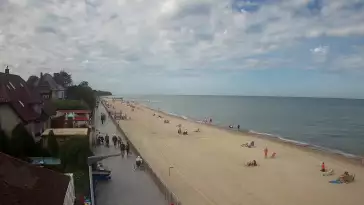 Sarbinowo plaża kamera na plaży