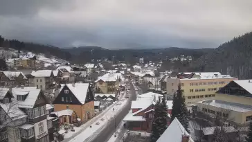 Karpacz - widok panoramiczny na deptak
