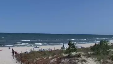 Obraz na żywo z plaży w Karwi