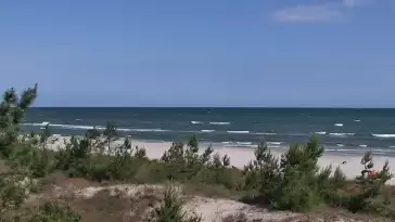Obraz na żywo z plaży w Karwi