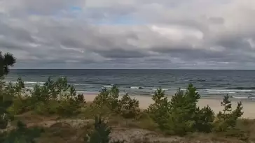 Obraz na żywo z plaży w Karwi