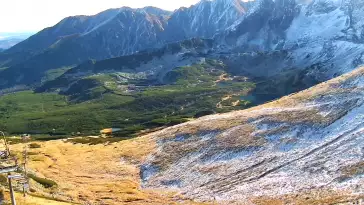 Hala Gąsienicowa w Tatrach z kamery na żywo.