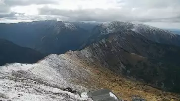 Widok z Kamery na panoramę Tatr na żywo