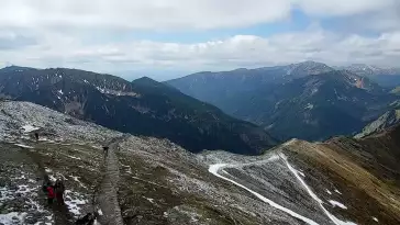 Widok z Kamery na panoramę Tatr na żywo
