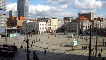 Widok na Rynek w Katowicach