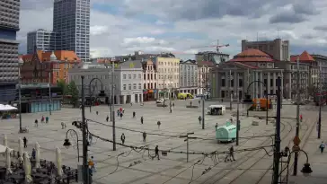Widok na Rynek w Katowicach