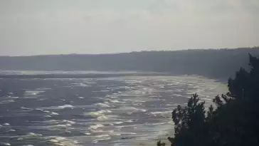 Widok na plażę i morze w Kątach Rybackich - zobacz