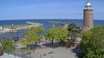 Widok na latarnię morską w Kołobrzegu - NOWOŚĆ