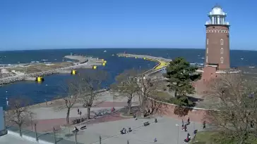 Widok na latarnię morską w Kołobrzegu - NOWOŚĆ