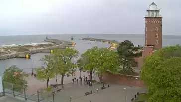 Widok na latarnię morską w Kołobrzegu - NOWOŚĆ