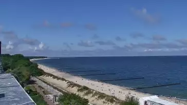 Kamera Kołobrzeg promenada, bulwar, plaża, morze