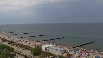 Kamera Kołobrzeg promenada, bulwar, plaża, morze