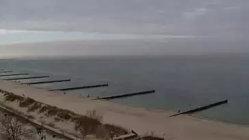 Kamera Kołobrzeg promenada, bulwar, plaża, morze