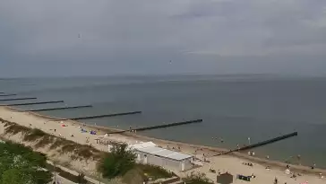 Kamera Kołobrzeg promenada, bulwar, plaża, morze