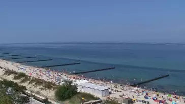 Kamera Kołobrzeg promenada, bulwar, plaża, morze