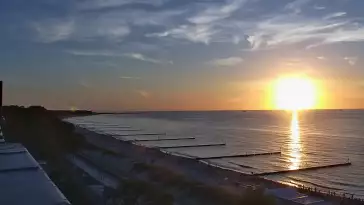 Kamera Kołobrzeg promenada, bulwar, plaża, morze