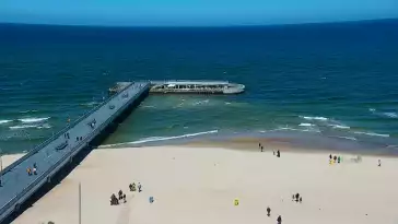 Obraz na żywo na Molo i Plażę w Kołobrzegu